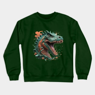 Dinosaur portrait Crewneck Sweatshirt